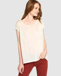 Women's Short Sleeve T-Shirt in Cream