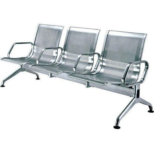 3 Seater Stainless Steel Chair