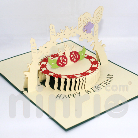 Birthday Cake 3D Pop Up Card