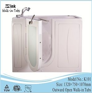 Brass Foshan Zink Portable Bathtub Walk In Tub Shower Combo