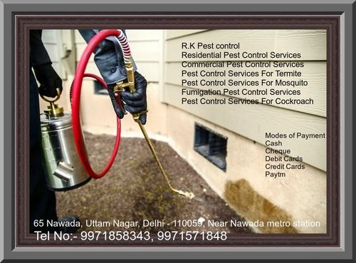 Indoor Pest Control Services By R.K. Pest Control