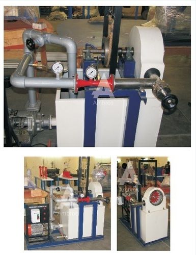 Pelton Wheel Turbine Test Rig - 1.33 HP, 2 HP & 5 HP Output Power, Brass & Stainless Steel Components, 300 to 630 LPM Discharge Capacity, Efficient Power Measurement