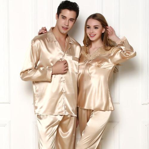 Silk Pajamas for Couple 