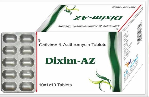 Cefixime and Azithromycin Tablet - Broad-Spectrum Antibiotic for Respiratory and Urinary Infections | Effective Against Bacterial Infections and Macrolide Resistance