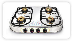 Oval Four Burner