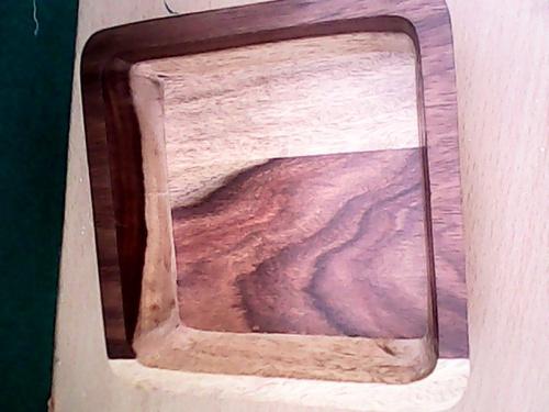 Wooden Square Bowl