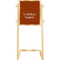 Gold Sign Letter Board