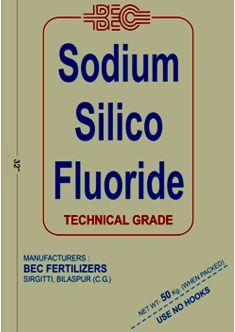 Sodium Silico Fluoride - SSF 98.5% Purity, Moisture 0.5% Max, Chloride 0.5% Max, Insoluble 0.5% Max | Optimum Quality, Effective Stability