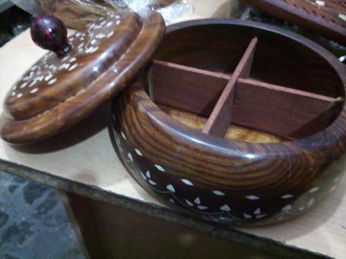 Wooden Masala Box