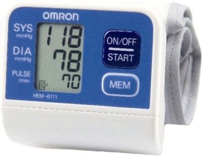 Automatic Wrist Blood Pressure Monitor - Fully Automatic Measurement, One Touch Operation, 30 Memory Readings and Hypertension Indicator