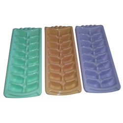 Plastic Ice Tray - Durable Lightweight Plastic, Scratch Proof and Flexible Design for Easy Twist Ice Cube Release