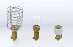 Constant Level Oilers - Brass Construction, Compact Size with Automatic Lubrication Level Maintenance, Air Compensation Mechanism