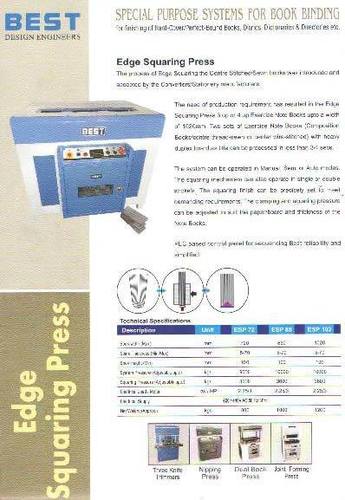 Edge Squaring Press Machine