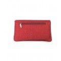 Jute Clutch with Dazzling Design Red Ladies Handbag