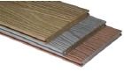 Solid Embossed Brushed WPC Co Extrusion Decking