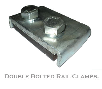 Double Bolted Rail Clamps