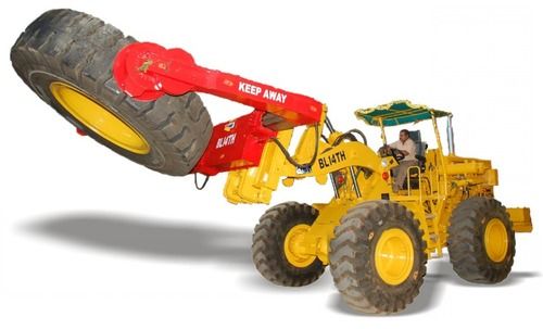 Tyre Handler - Turbo Charged Sturdy Engine, Electronic Transmission , Articulated Power Steering, Limited Slip Differential, Center Point Articulation for Tyres Sized 18x25 to 36x51