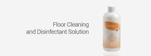 फर्श की सफाई और कीटाणुनाशक समाधान