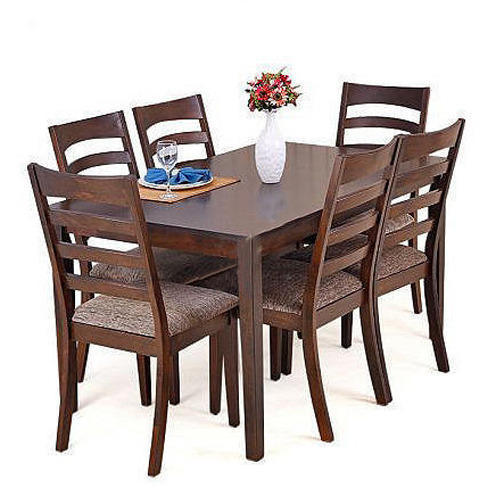 Modular Dining Room Set - Wood Material, Modern Design, Rich Brown Color | Optimal Quality and Defect-Free Assurance