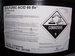 Quality Approved Sulfuric Acid