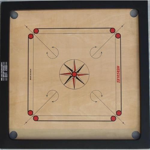 Carrom Board - Premium Quality Wooden Design | Ideal for Gaming Centers and Homes, Indoor Fun