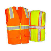 Reflective Safety Vest - High Visibility Fabric, Night Use Safety Gear with Premium Grade Assurance