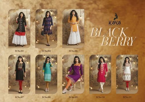 Black Berry Kaya Kurtis