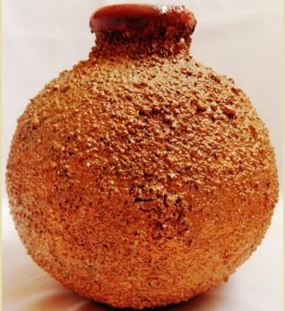 Terracota Beauties Copper Flowe Vase