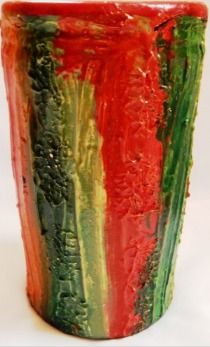 Terracota Beauties Cylindrical Flower Vase