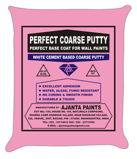 White Cement Based Coarse Putty