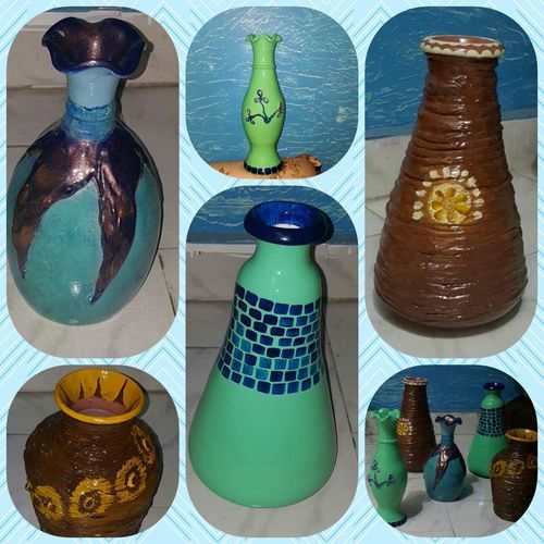 Color Vase Jars