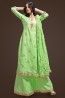 Pista Green Cotton Cambric Salwar Suit