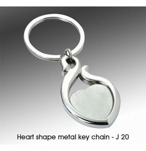 Heart Shape Metal Key Chain