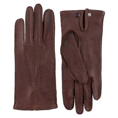 Peccary Chocolate Unlined Gloves