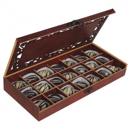 Sensational Wooden Chocolate Box