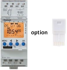 Digital Time Switch - Single Channel with Weekly Program | Zero-Cross Over Switching for 16A Relay, 10-Year Power Reserve, Automatic Summer/Winter Time Changeover, Integrated Operating Hour Counter