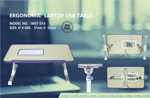 Ergonomic Laptop Usb Table