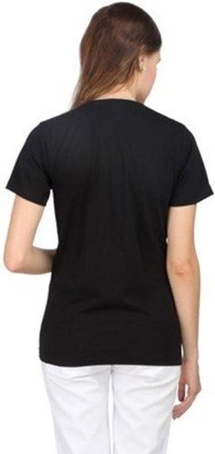 Ladies Fine Finish Black T Shirt