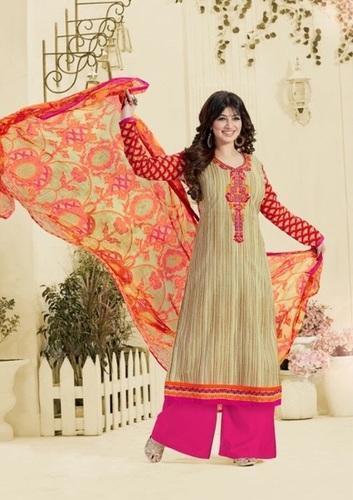 Ladies Lawn Cotton With Embroidery Suits