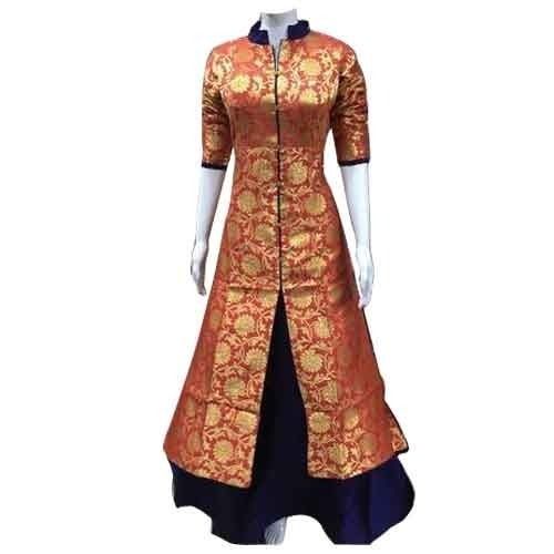 Designer Ladies Kurta Skirt Suit Set