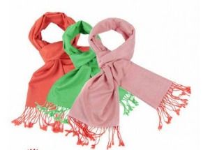 Green Light Pink Orange Mufflers National Cottage Industries