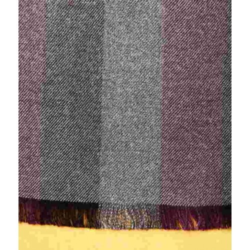 Grey & Purple Vertical Stripes Muffler