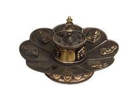 Incense Stick Holder - 12.7 x 12.7 x 8.9 cm | Exquisite Carved Wooden Design, Ideal for Home DÃ©cor and Gifting