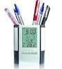 New Pen Pencil Stand With Digital Clock