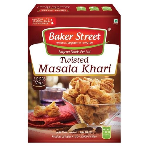 Baker Street Twisted Masala Khari -150G