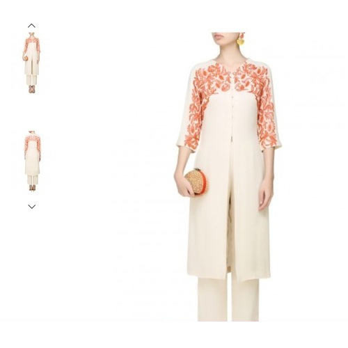 व्हाइट लेडीज़ कुर्ता