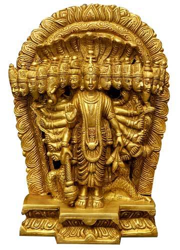 Brass Vishnu Statue