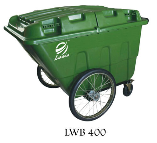 Losio Wheel Barrow Type Waste Bin 400l