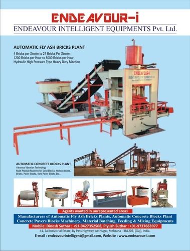 Automatic Bricks And Blocks Making Machines