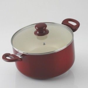 Ceramic Coating Casserole With Glass Lid